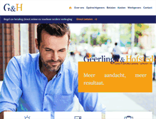Tablet Screenshot of geerlingshofstede.nl